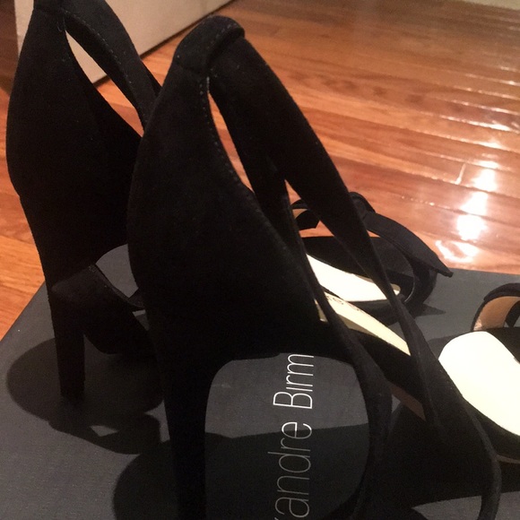 NWB Alexandre Birman Black Suede Claritas sz 36.5 - Picture 7 of 8